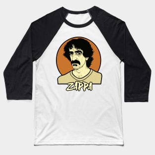 Frank Zappa Retro Fan Artwork Baseball T-Shirt